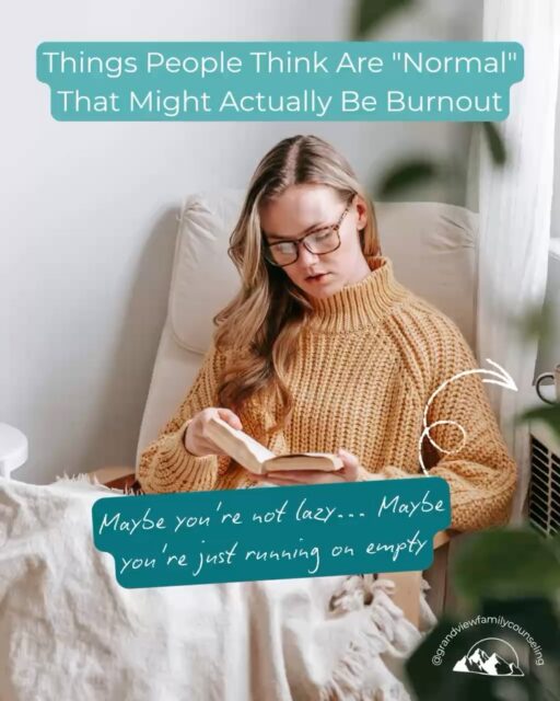How many times have you told yourself ”I just need to get through this week”? 📖
When life feels nonstop, it can be easy to miss the signs of burnout. We often convince ourselves we’re just tired, unmotivated, or need to “try harder.” 💬
But burnout isn’t a personal failure, it’s a sign that you’ve been carrying more than your mind and body were meant to handle. 🧠
You don’t have to wait until you’re completely overwhelmed to reach out for support. ⤵
At Grandview Family Counseling, we’re here to help you move from surviving to truly living again.
✨ Now accepting new clients for individual therapy in Bountiful and Layton, UT + virtual therapy available throughout Utah.
📍 Link in bio to schedule your first appointment.
#burnoutrecovery #mentalhealthmatters #therapistsofinstagram #anxietytherapy
