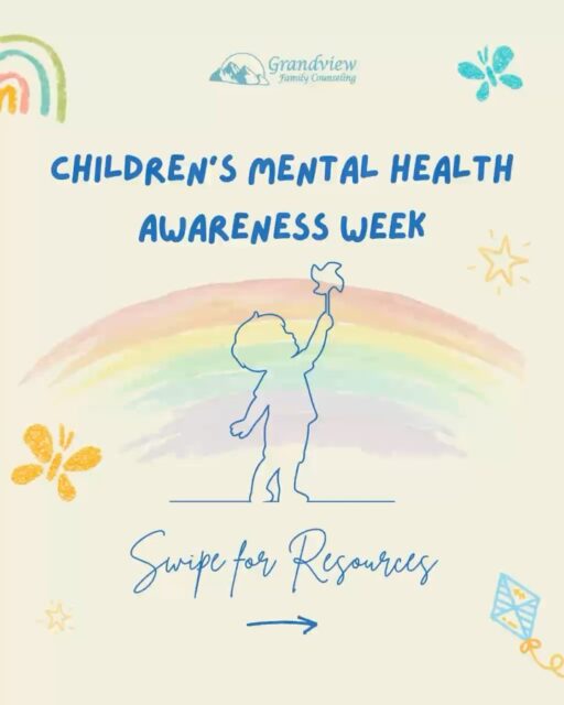 Children’s mental health matters every single day 💙

This Children’s Mental Health Awareness Week, we’re sharing resources that can help kids, teens, and families feel more supported, connected, and understood ✨

Whether your child is struggling with anxiety, friendships, school stress, identity, emotional regulation, or just needs extra support…  you don’t have to navigate it alone 🫶

Swipe through for trusted resources from ⤵
✨ NAMI
✨ The Trevor Project
✨ Child Mind Institute

Ready to explore therapy for your child in Utah? Reach out today from the link in our bio 🔗

Save this post for later 🤍

#childrensmentalhealth #teenmentalhealth #familytherapy