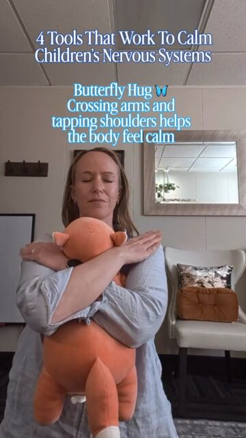 Big feelings need safe ways of expression 🧸
These are a few of our favorite nervous system tools to help kids release stress, regulate emotions, and reconnect with their bodies:
🌀 Body slams
🌀 Body twists
🌀 Feet on the wall
🌀 Butterfly hugs
The goal isn’t to “stop” the emotion, it’s to help your child feel supported through it. Regulation starts with safety, connection, and movement 💛
Save this reel for the next hard moment and share with another parent who may need these tools 🌈
Inspired by: @sands.counseling 💌
#childtherapy #playtherapy #nervoussystemregulation #workingwithkids
