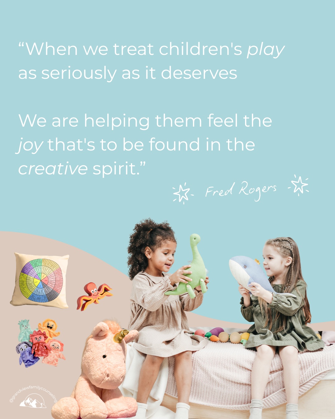 Play is it's own creative language. 🧸
It encourages children to process big emotions, build confidence and practice connection. ✨
When we slow down and truly pay attention to what children are communicating through play, we’re not just watching them.. we’re listening. 🌱
That’s part of what makes play therapy so powerful. Children don’t always have the words to explain what they’re feeling, but they can often show us through their play.
If your child is struggling with big emotions, changes, anxiety, behavior, or connection, play therapy may give them a safe space to express what words can’t.
📍 Serving families in-person at our Bountiful and Layton offices & virtually across Utah.
💌 Ready to explore whether play therapy could be a good fit? Click the link in our bio to submit a contact form 🔗
#PlayTherapy #ChildTherapy #ParentingSupport #ChildMentalHealth #FamilyTherapy #TherapyForKids